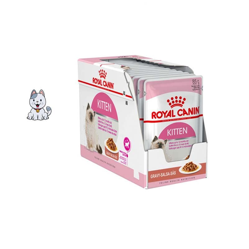 پوچ بچه گربه خورشتی رویال کنین 85 گرم Royal Canin Kitten