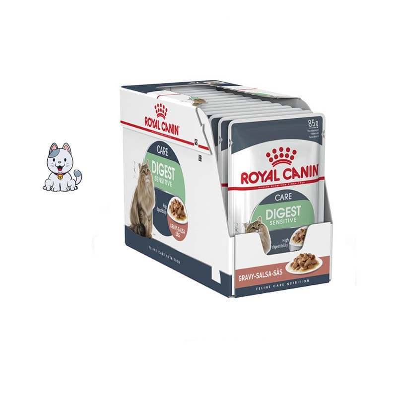 پوچ گربه زودهضم دایجستیو رویال کنین 85 گرم Royal Canin Digestive