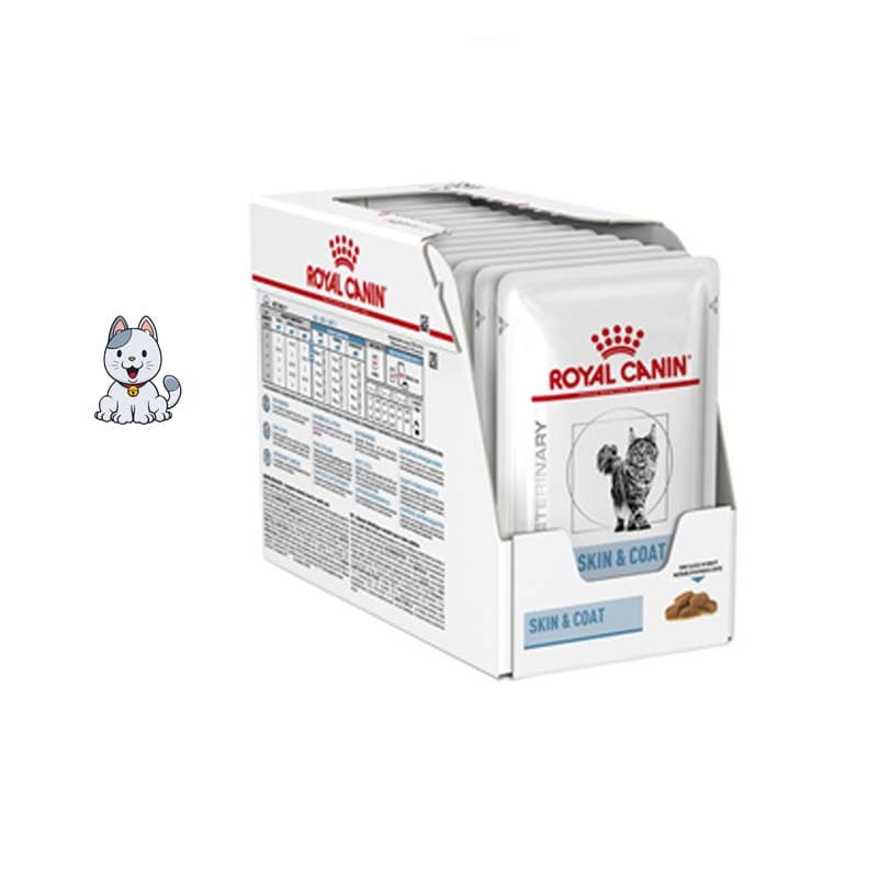 پوچ درمان پوست و مو گربه رویال کنین 85 گرم Royal Canin Skin & Coat