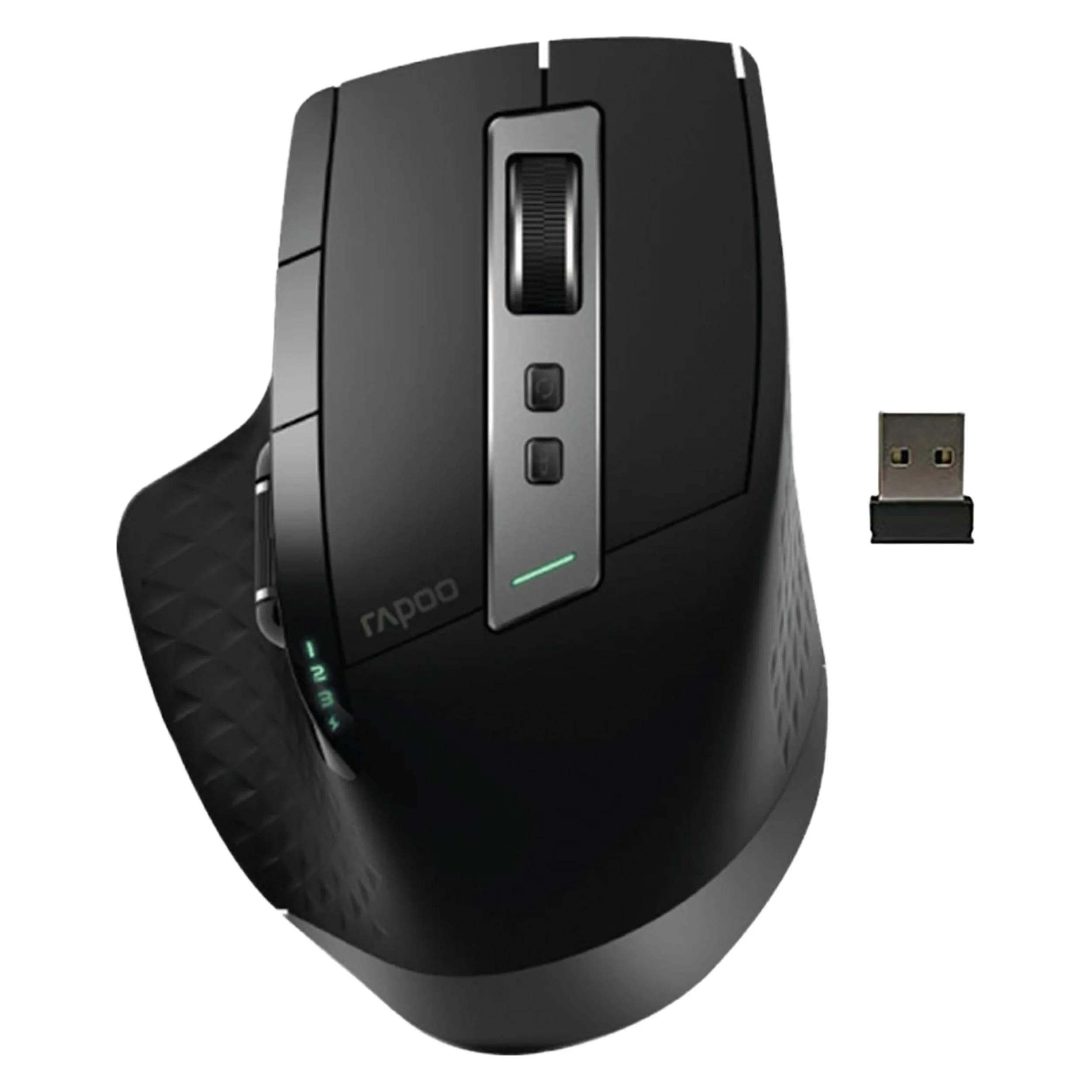 ماوس بی‌سیم رپو MT750S | اتصال USB و بلوتوث، باتری قابل شارژ — تصویر ۲