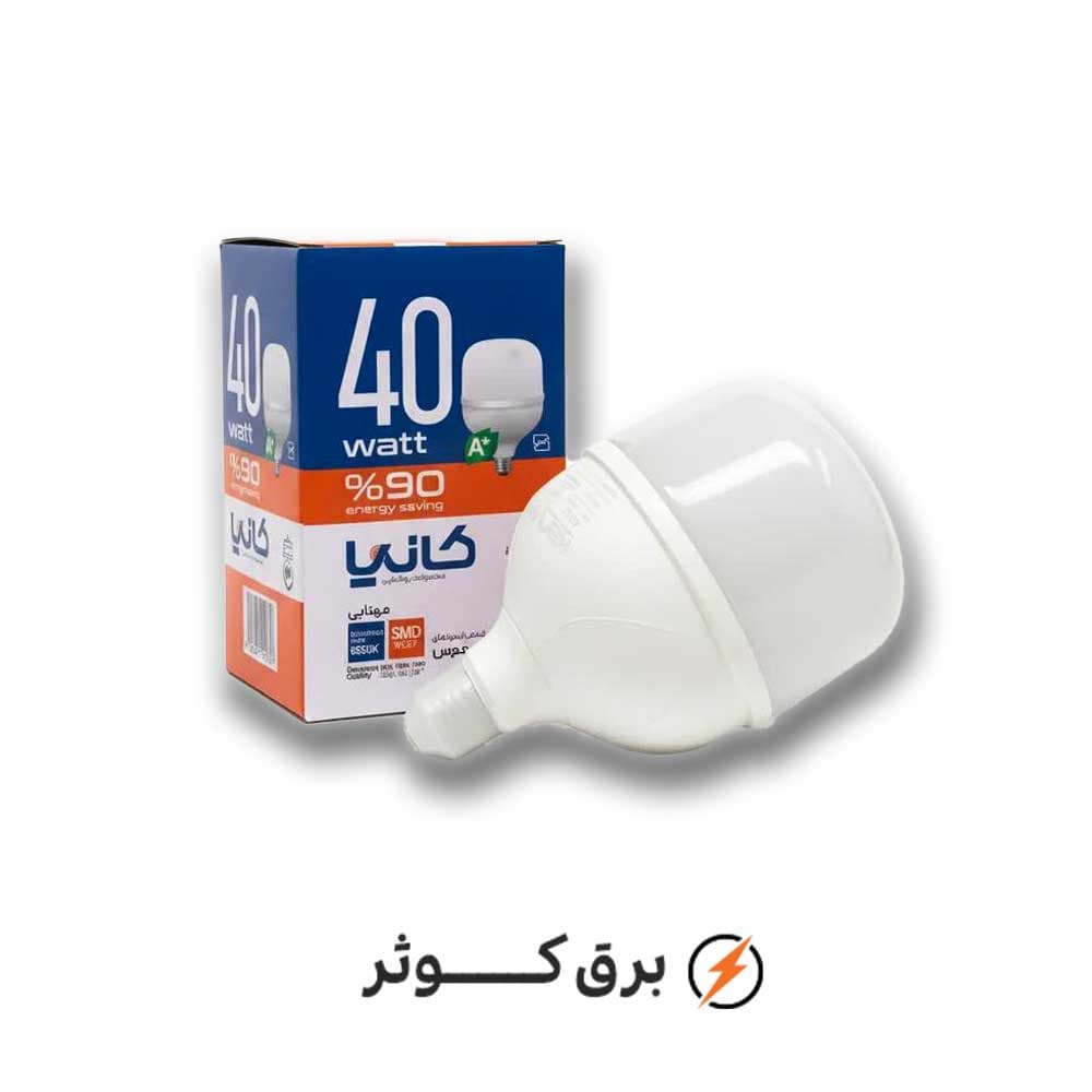 کانیا لامپ استوانه مات 40 وات سفید