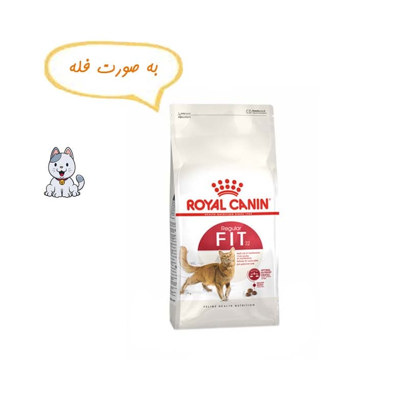 غذا خشک گربه تناسب اندام فیت رویال کنین نیم کیلوگرم Royal Canin Fit — تصویر ۲