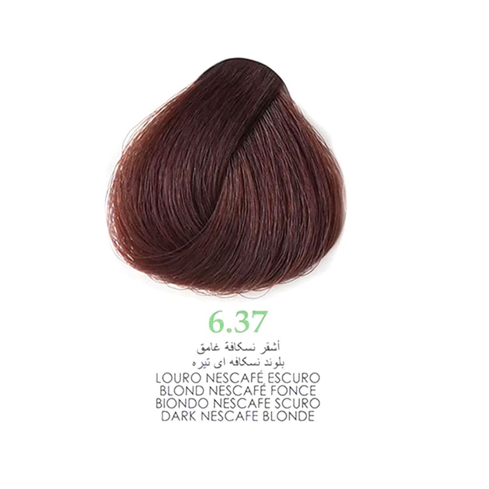 رنگ مو کم آمونیاک120 میل گارنیک 6.37 بلوند نسکافه ای تیره GARNIC DARK BLONDE NESCAFFEE — تصویر ۳