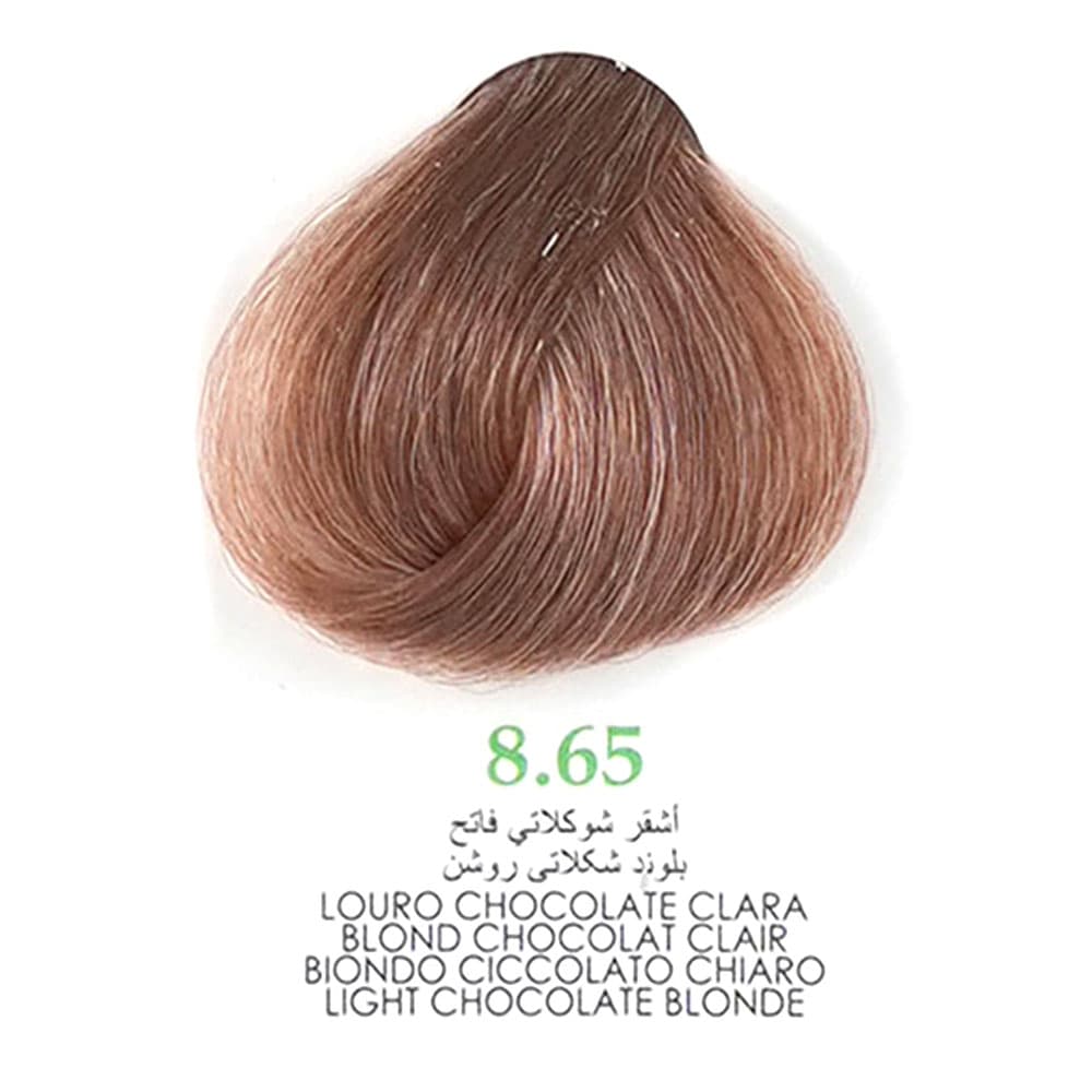 رنگ مو کم آمونیاک120 میل گارنیک 8.65 بلوند شکلاتی روشن GARNIC LIGHT BLONDE CHOCOLATE — تصویر ۳