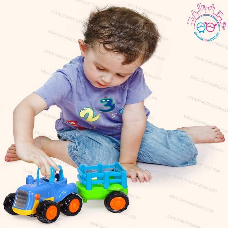 326AB تراکتورهمراه با يدک کش / بولدوزر هولي تويز (هر عدد) – Happy Engineering Vehichles