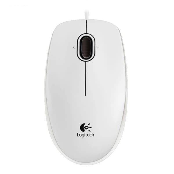 ماوس باسیم لاجیتک Logitech B100 | ماوس اداری و خانگی — تصویر ۳