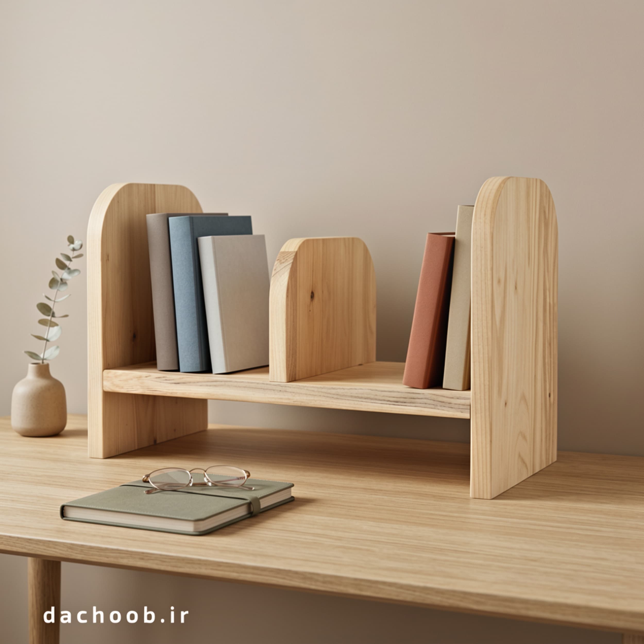 کتابخانه چوبی رومیزی داچوب | کد DA-111