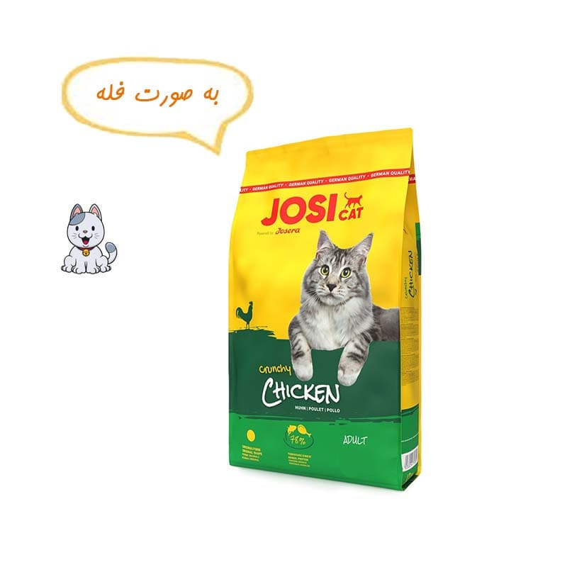 غذا خشک گربه جوسرا جوسی کت با طعم مرغ وزن یک کیلوگرم JosiCat Crunchy Chicken