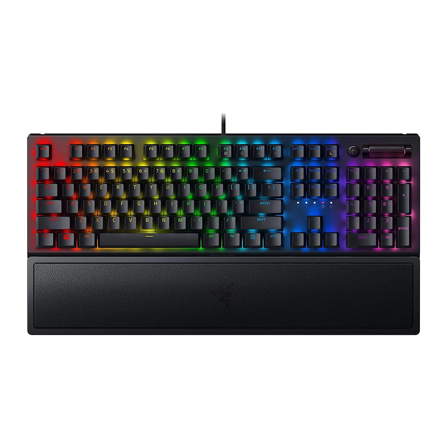 کیبورد مخصوص بازی ریزر مدل BLACKWIDOW V3 Chroma RGB With Green Switch — تصویر ۷