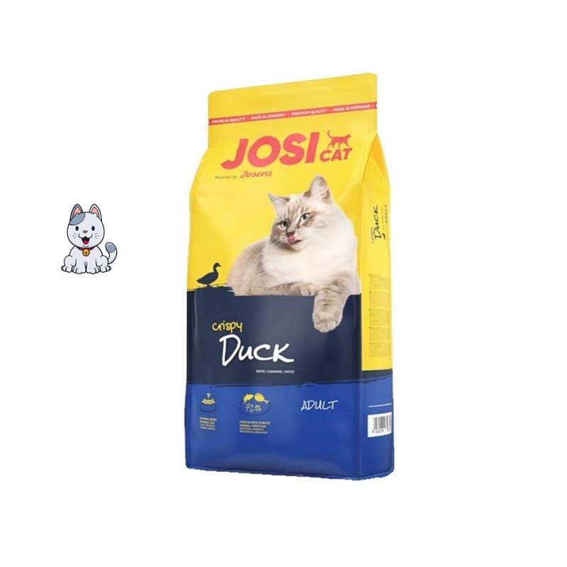 غذا خشک گربه جوسرا جوسی کت با طعم اردک وزن 18 کیلوگرم JosiCat Crispy Duck — تصویر ۲