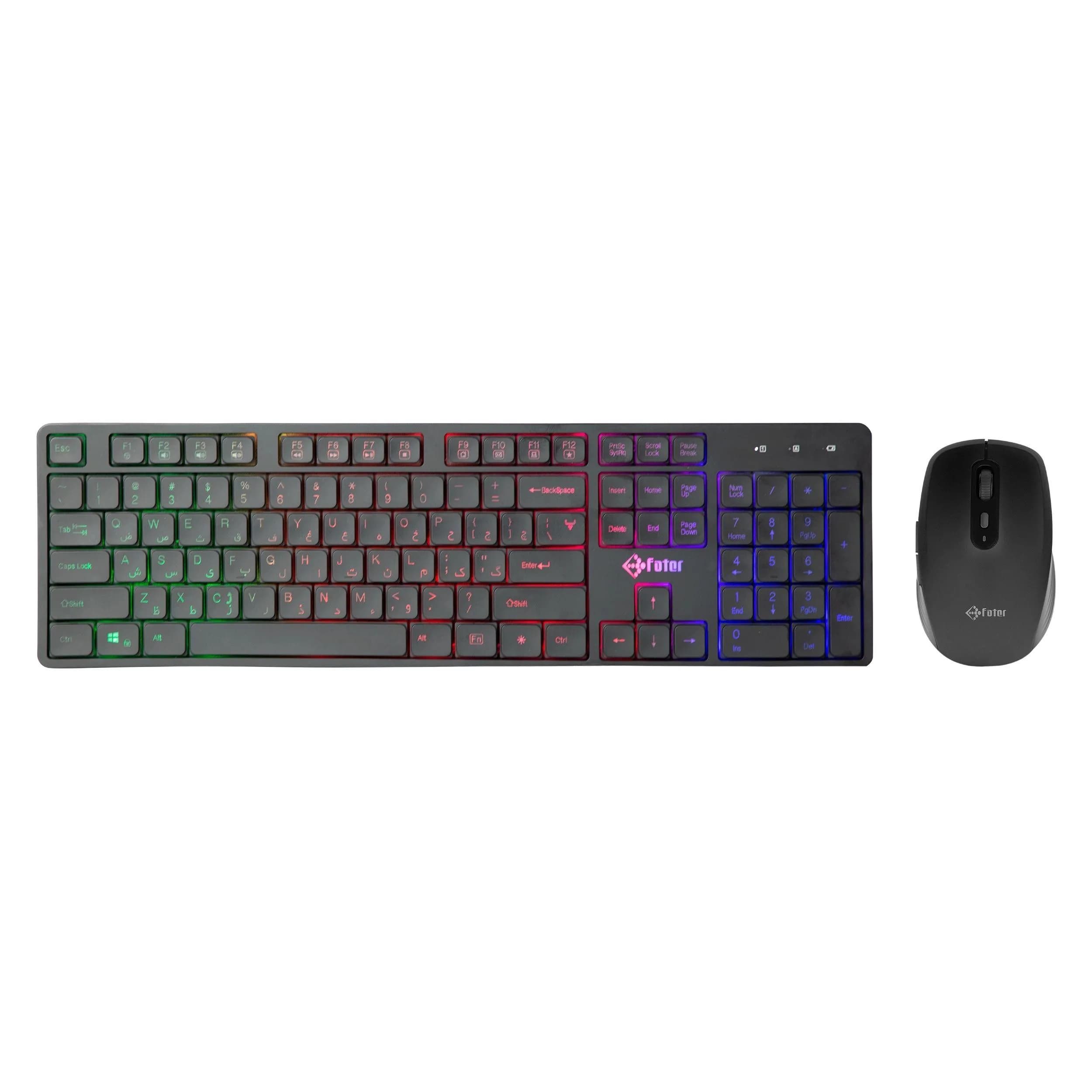 کیبورد و ماوس گیمینگ فاطر مدل CWR-7000B | نورپردازی RGB | سوییچ ممبران | Full-Size — تصویر ۲