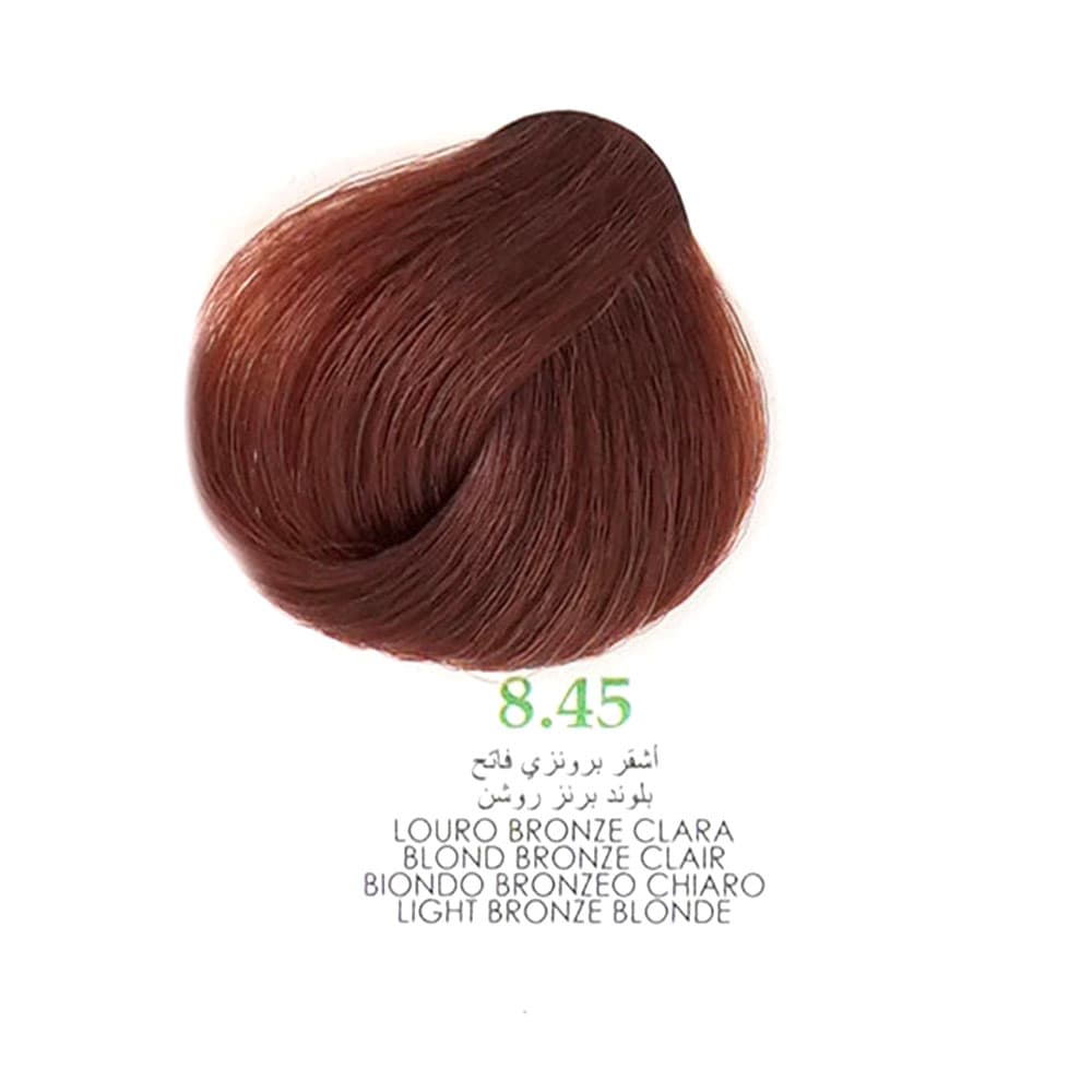 رنگ مو کم آمونیاک120 میل گارنیک 8.45 بلوند برنز روشن GARNIC LIGHT BRONZE BLONDE — تصویر ۳