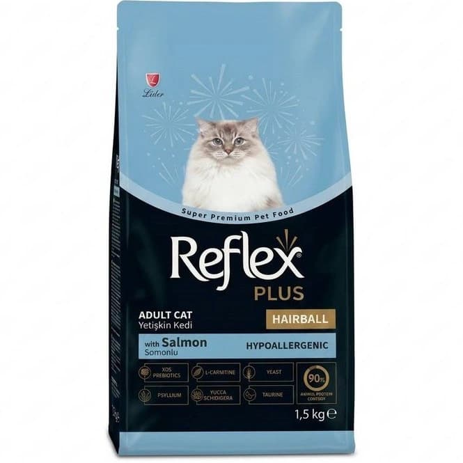 غذا خشک گربه هیربال رفلکس پلاس وزن 1.5 کیلوگرم Reflex Plus Hairball & Indoor