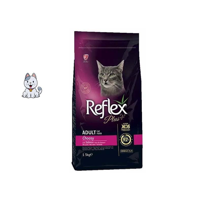 غذا خشک گربه چوزی رفلکس پلاس وزن 15 کیلوگرم Reflex Plus Choosy