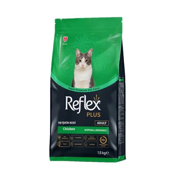 غذا خشک گربه با طعم مرغ رفلکس پلاس وزن 15 کیلوگرم Reflex Plus Chicken — تصویر ۲