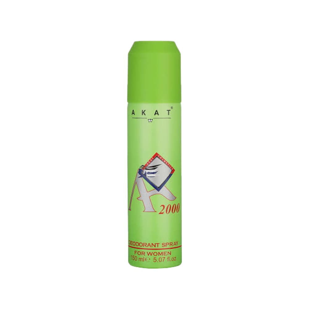 اسپری خوشبو کننده بدن زنانه آکات سبز 150 میل AKAT DEODERANT SPRAY