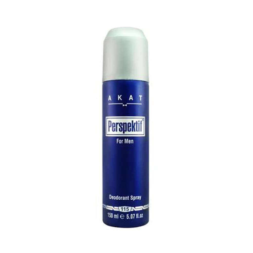 اسپری خوشبو کننده بدن مردانه آکات آبی سورمه ای 150 میل AKAT DEODERANT SPRAY