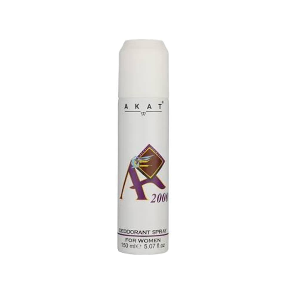 اسپری خوشبو کننده بدن زنانه آکات سفید 150 میل AKAT DEODERANT SPRAY — تصویر ۲