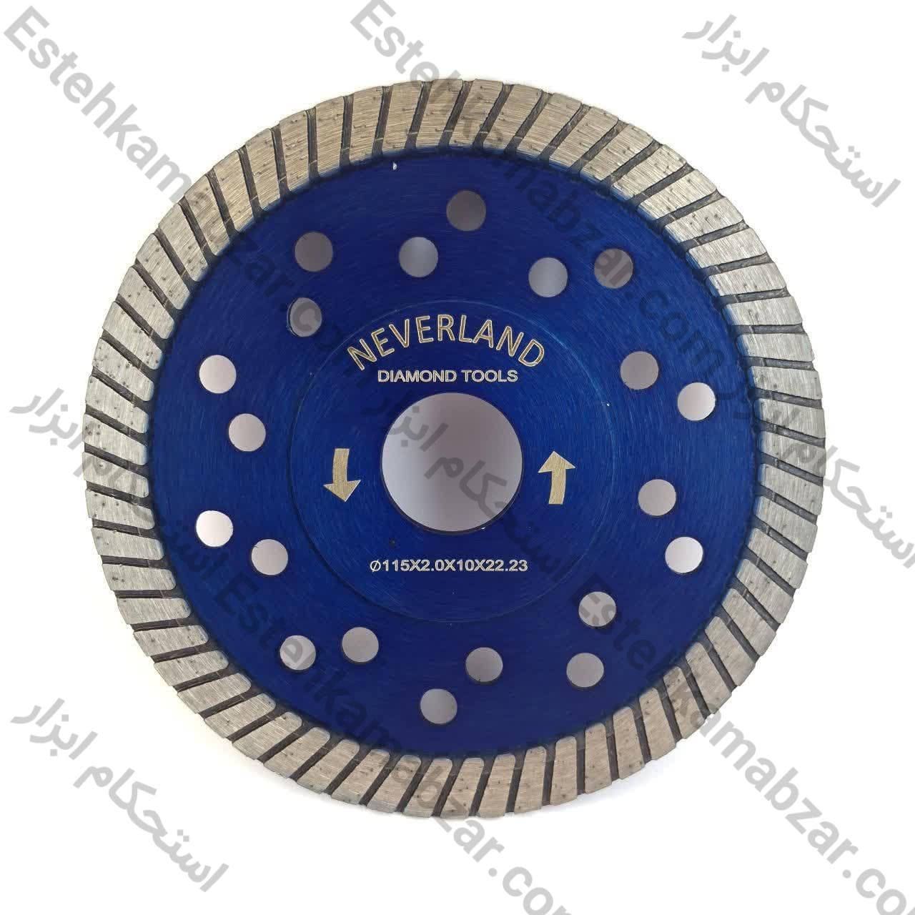 صفحه برش گرانیت و مخلوط بر توربو نورلند NEVERLAND سایز 115