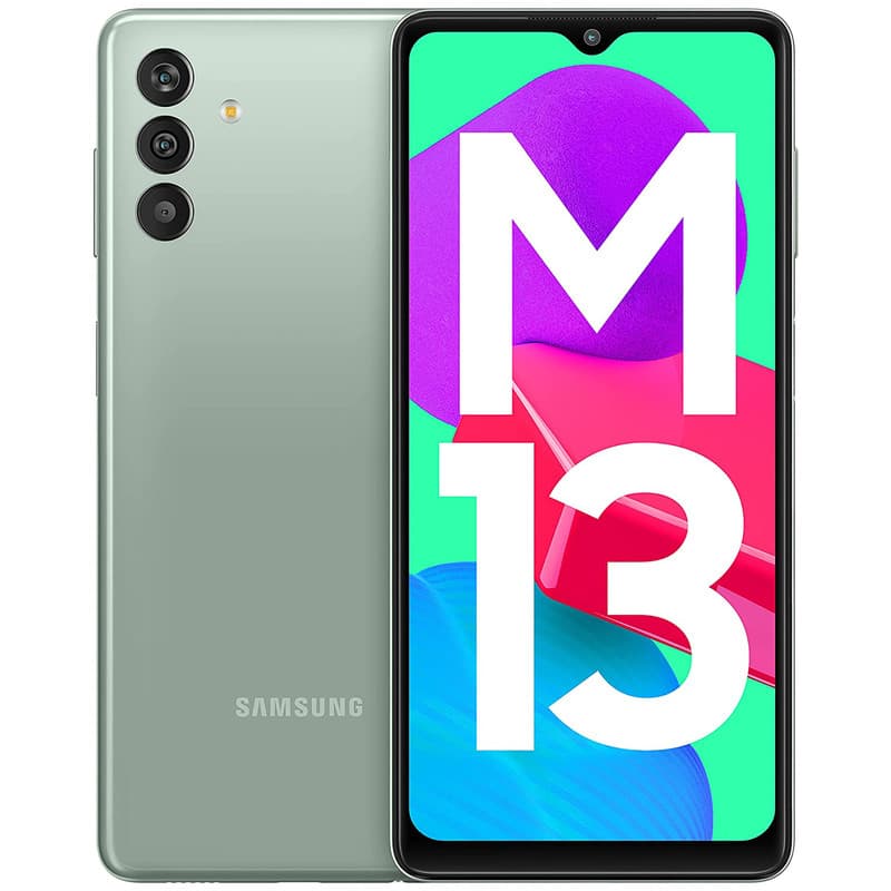 گوشی موبایل سامسونگ(( استوک در حد نو)) مدل Galaxy M13 دو سیم کارت ظرفیت 64 گیگابایت و رم 4 گیگابایت - پک هند اکتیو