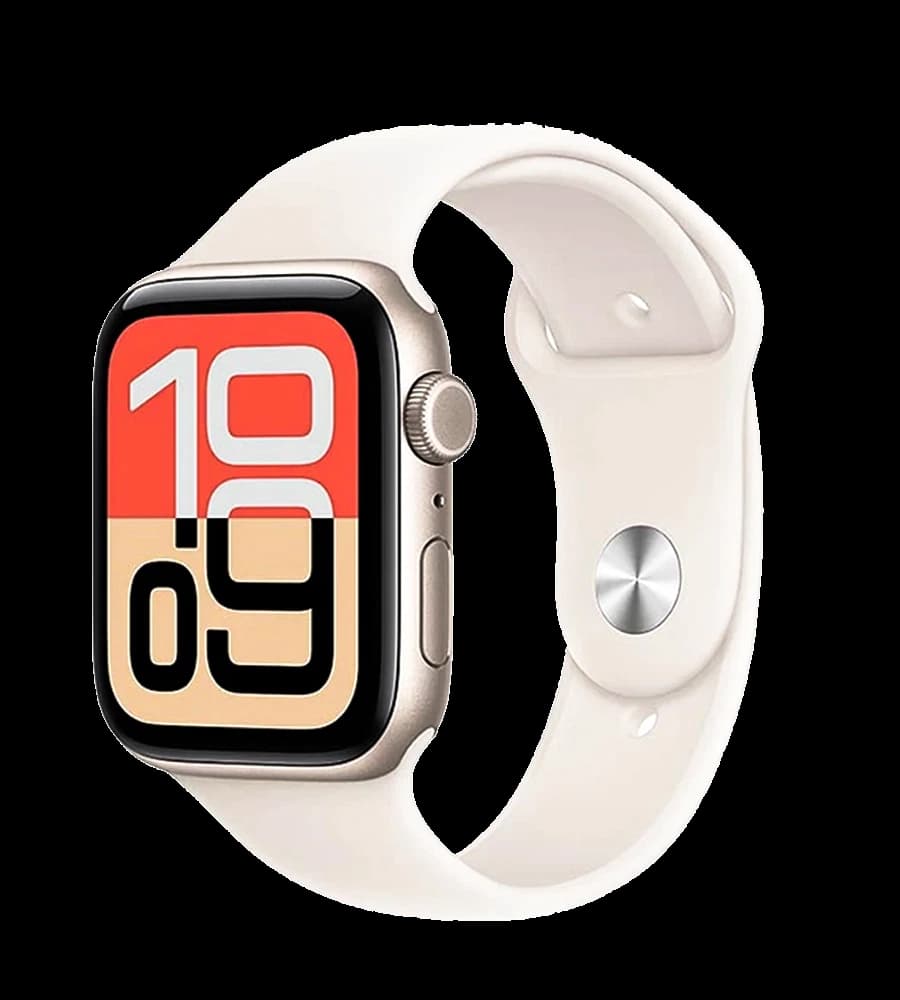 ساعت هوشمند 44 میلی متری اپل مدل SE 3 Aluminum Case / بند سیلیکونی