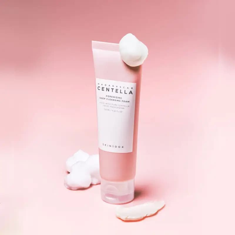 فوم شستشوی عمیق صورت سنتلا اسکین 1004 SKIN1004 مدل Madagascar Centella Ampoule Foam حجم 125 میل (اصل – کره جنوبی) — تصویر ۳