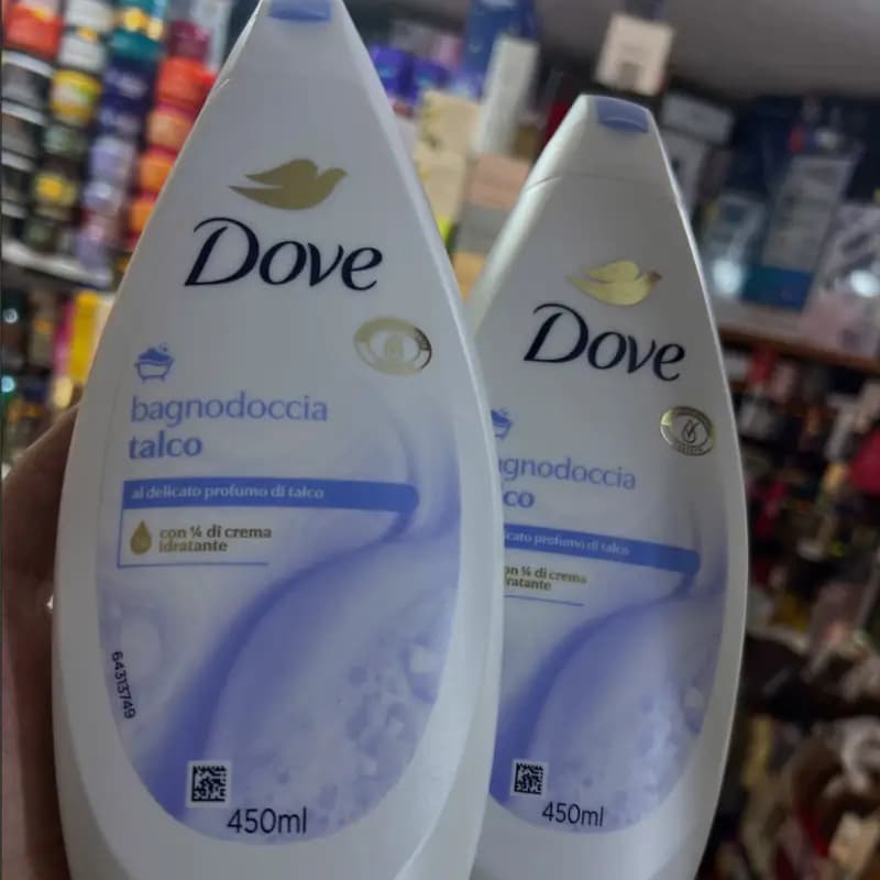شامپو بدن کرمی داو Dove مدل Talco Bagnodoccia رایحه تالک حجم 750 میل (اصل) — تصویر ۵