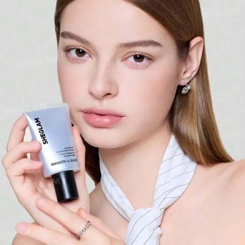 پرایمر مات کننده و ضد منافذ شیگلم Sheglam مدل Smooth and Blur – محوکننده خطوط و کنترل چربی — تصویر ۵