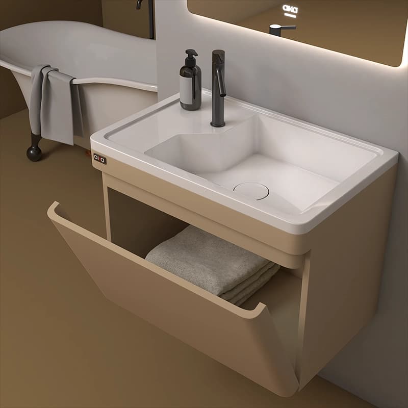 ست کابین و روشویی آلکا به همراه آینه بک لایت 9060 — تصویر ۳