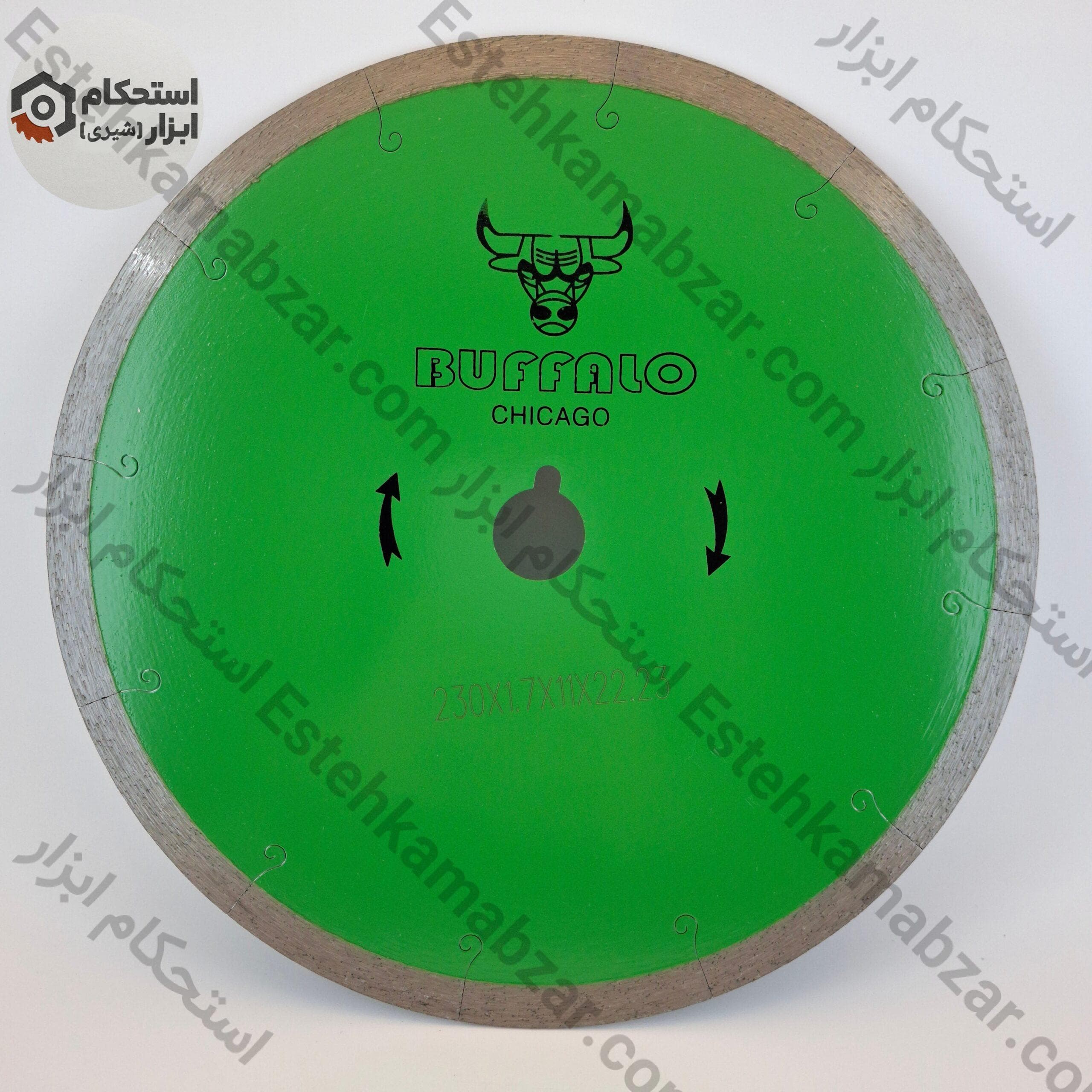 صفحه برش سرامیک پرسلان و اسلب چاک مویی بوفالو BUFFALO سایز ۲۳۰ آب بر و برش خشک