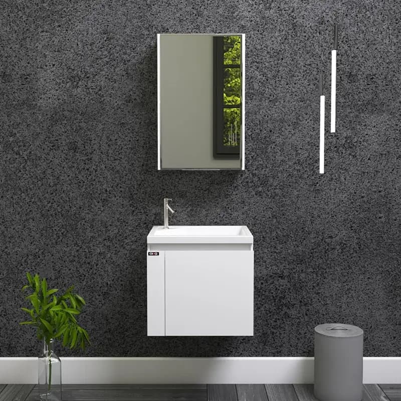 ست کابینت و روشویی آلکا مدل 3045 به همراه آینه داروخانه ای
