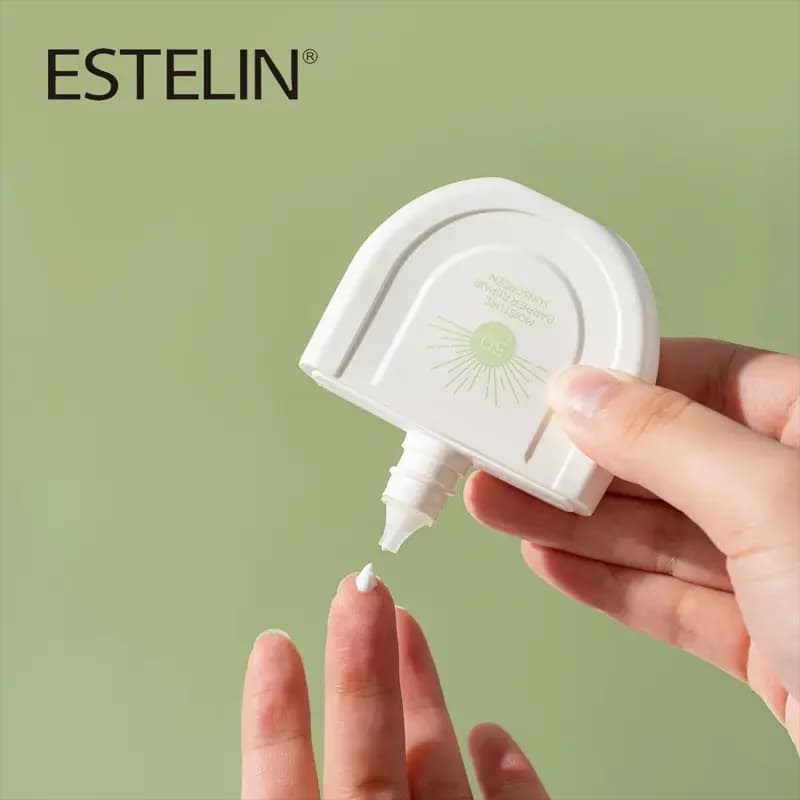 ضد آفتاب فلوئیدی سبز استیلن SPF 50 – ترمیم کننده Estelin — تصویر ۲
