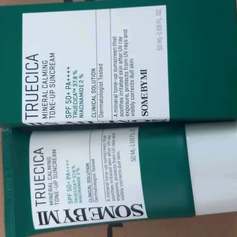 کرم ضد آفتاب تون آپ مینرال سام بای می TRUECICA SPF50 (اصل) Some By Mi Tone-up — تصویر ۳