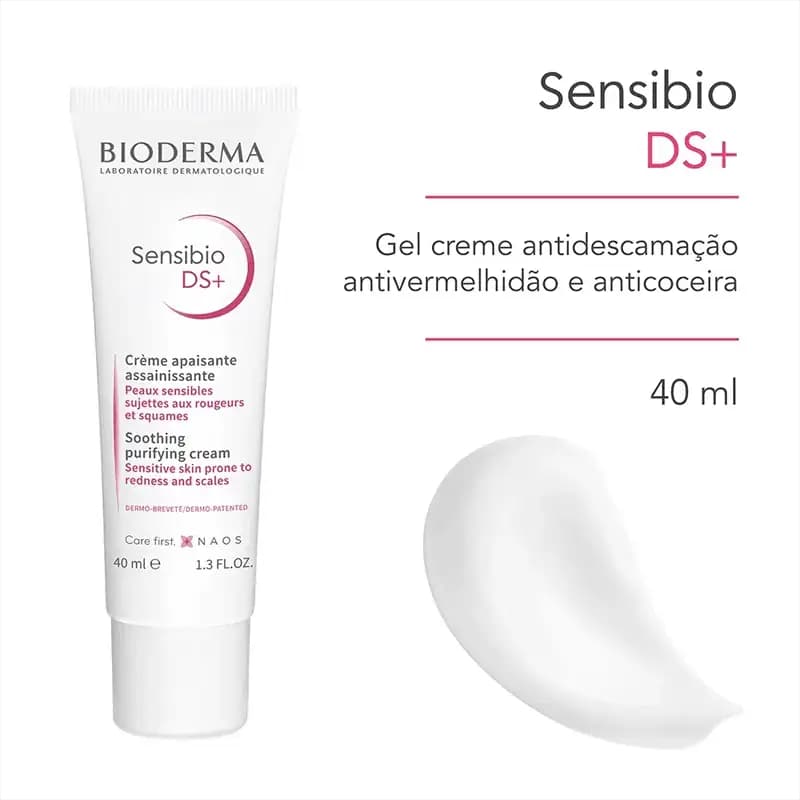 کرم ضد قرمزی بایودرما سن سی بیو دی اس پلاس Bioderma Sensibio DS+ | تسکین‌دهنده و ضد پوسته‌ریزی — تصویر ۳