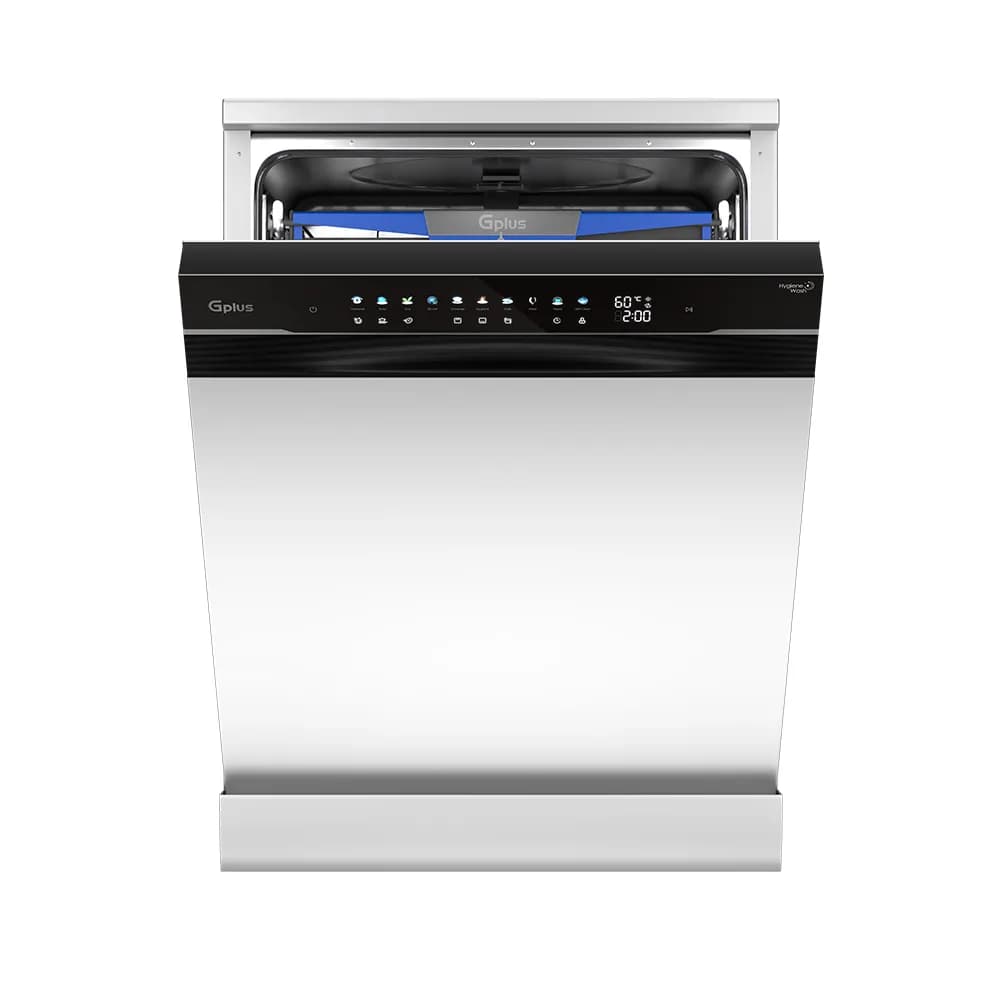 ماشین ظرفشویی ۱۵ نفره جی‌پلاس مدل GDW-R1599؛ سنسور هوشمند و خشک‌کن خودکار — تصویر ۴