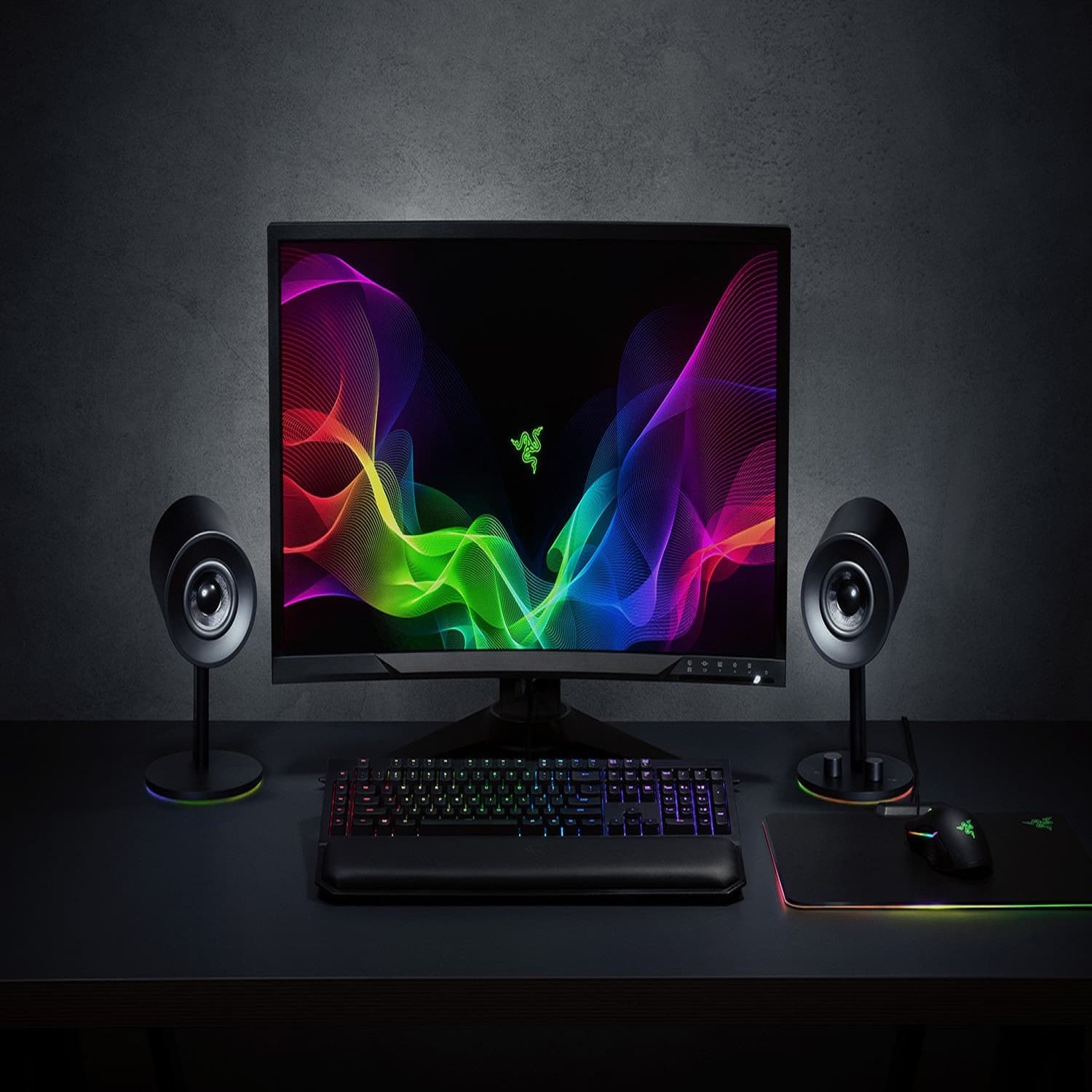 اسپیکر دسکتاپ ریزر مدل razer Nommo Chroma 2.0 Gaming PC Speaker — تصویر ۴
