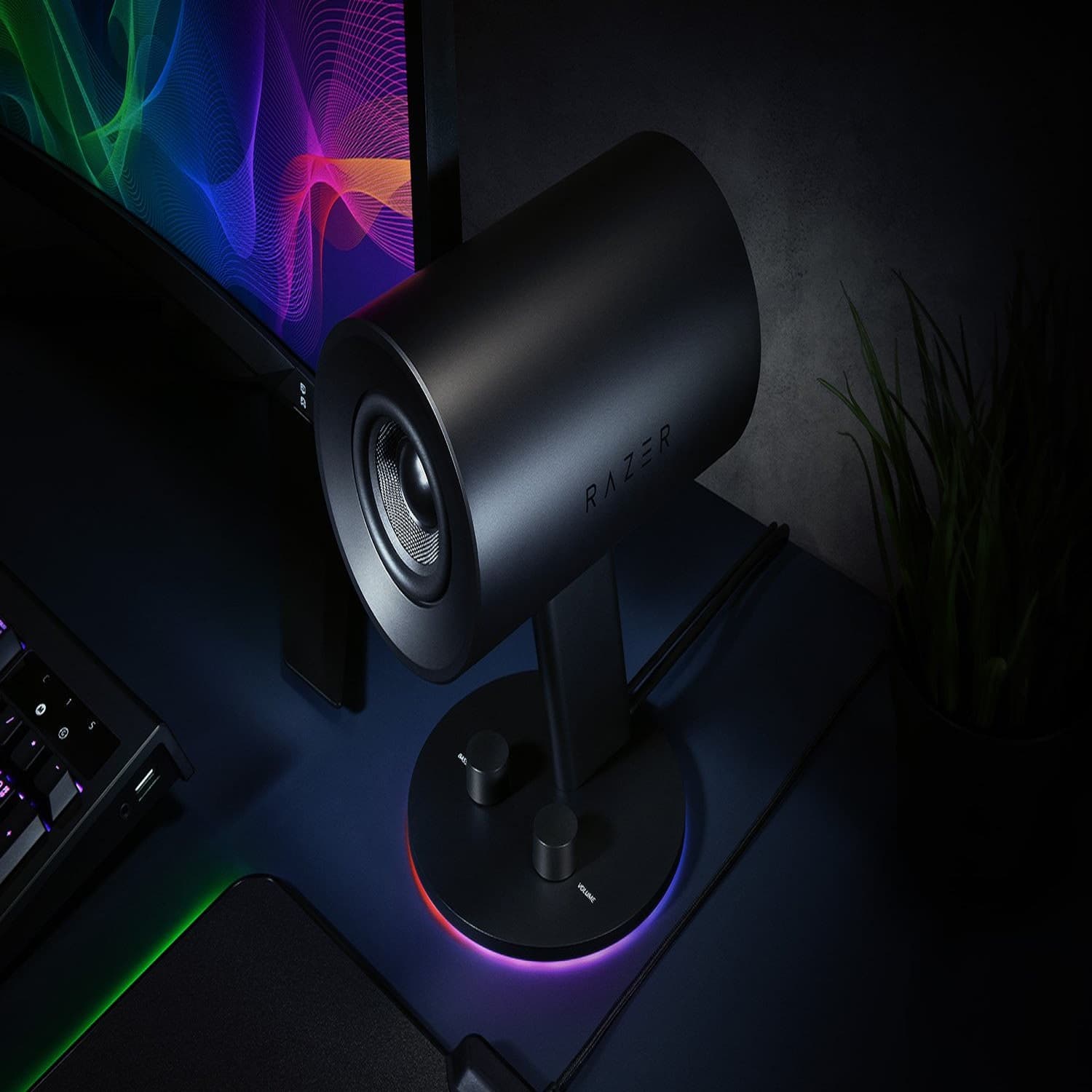 اسپیکر دسکتاپ ریزر مدل razer Nommo Chroma 2.0 Gaming PC Speaker — تصویر ۵