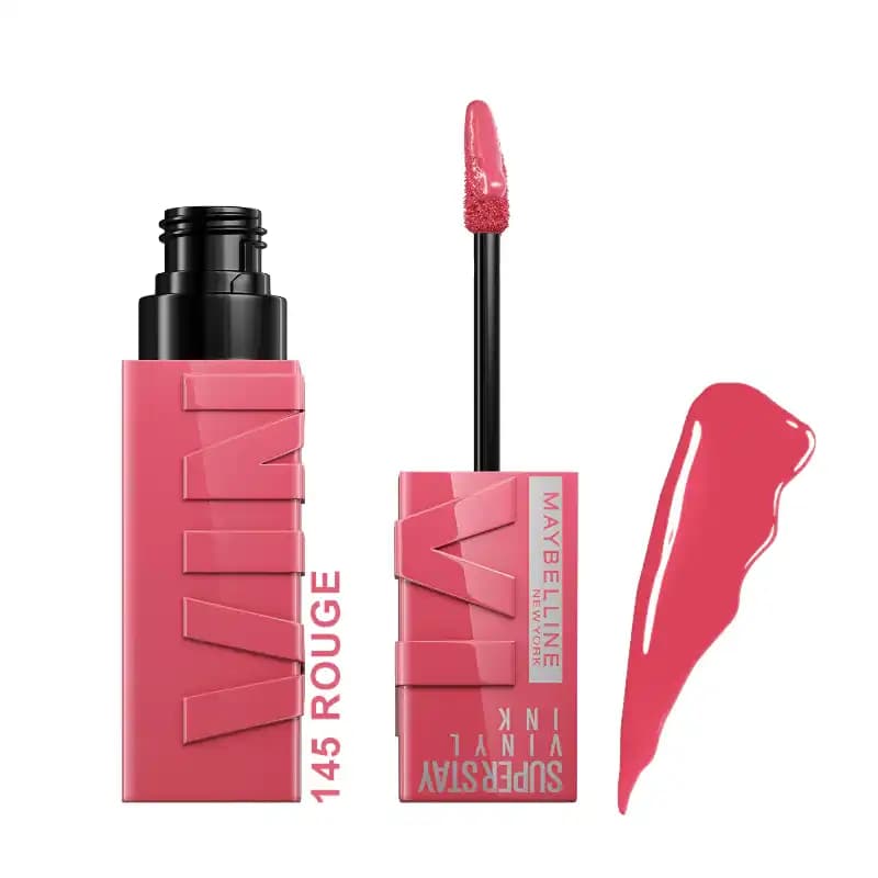 رژ لب مایع مات میبلین SuperStay رنگ 145 Rogue (ماندگاری بسیار بالا) Maybelline — تصویر ۲