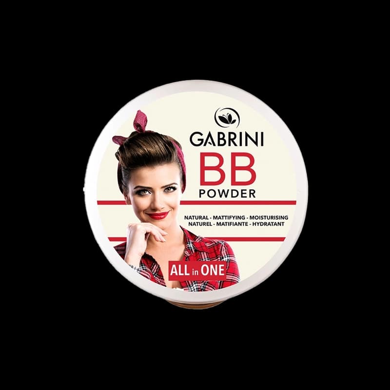 پنکک بی بی گابرینی Gabrini BB Powder (در چهار رنگ) پوشش مخملی و مات با خاصیت درمانی