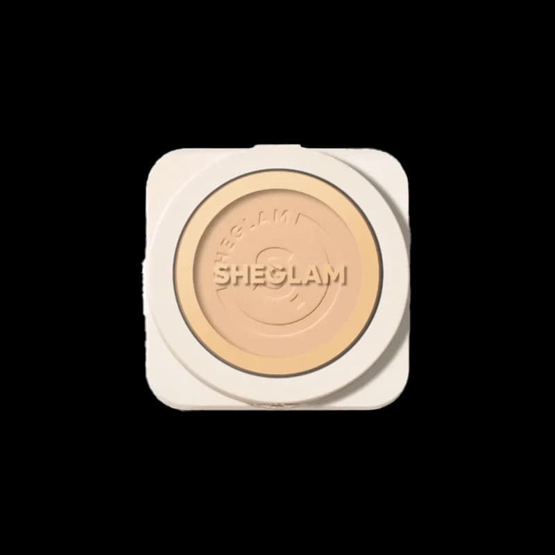 پنکک کرم‌ پودری شیگلم رنگ Porcelain؛ مات مناسب پوست‌های بسیار روشن (Sheglam)