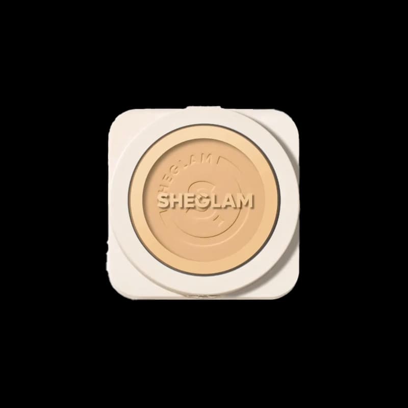 پنکک کرم‌ پودری شیگلم رنگ Shell؛ کاور بالا و مات‌کننده قوی پوست‌های روشن (Sheglam)
