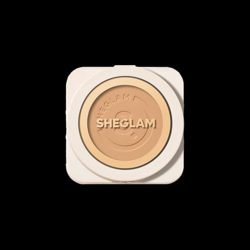 پنکک کرم پودری شیگلم رنگ Warm Vanilla؛ کاور بالا و مات بدون انسداد منافذ (Sheglam)