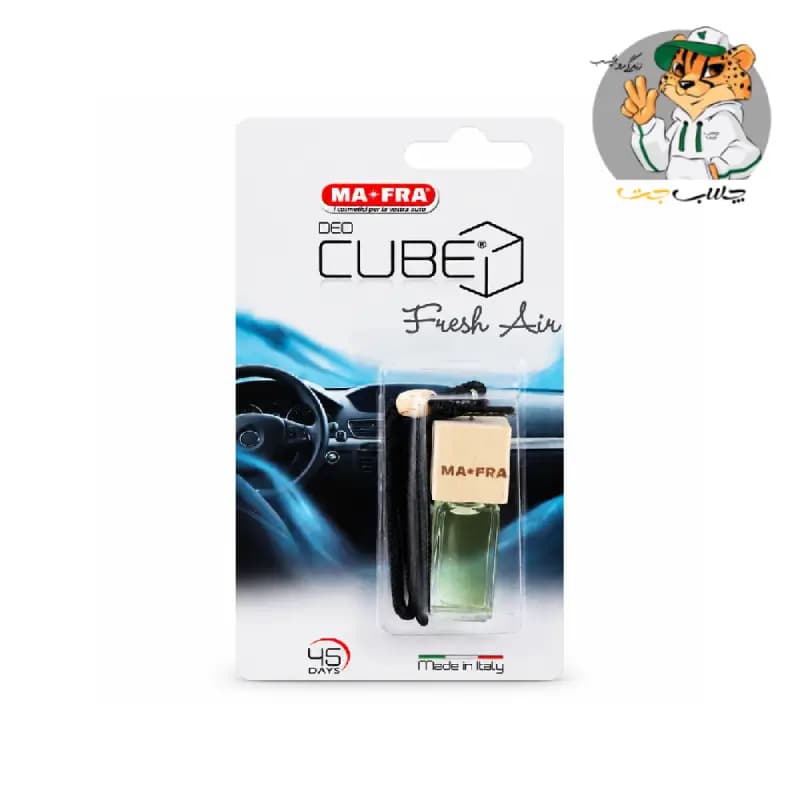 خوشبو کننده آویز خودرو هوای تازه مفرا Mafra Deo Cube Fresh Air
