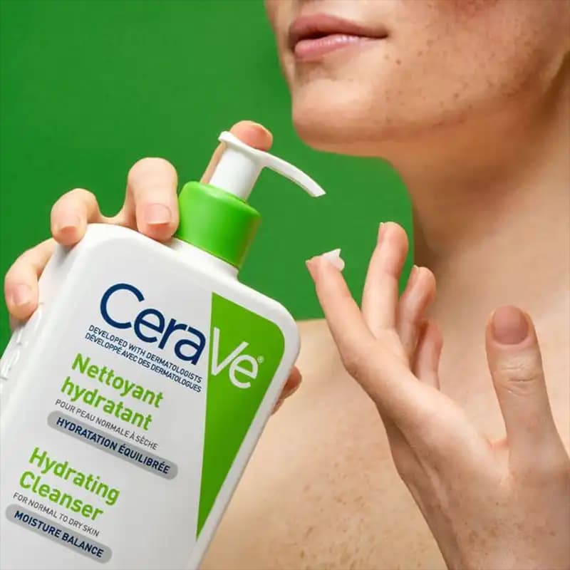 ژل شستشوی آبرسان سراوی (CeraVe) مدل Hydrating Facial Cleanser | ناجی پوستهای خشک — تصویر ۳