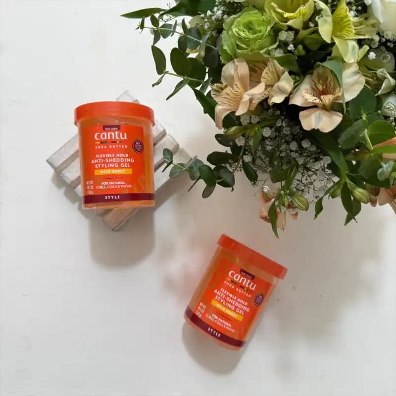 ژل عسل کنتو Cantu حالت دهنده و ضد ریزش (اصل) نگهدارنده منعطف موهای فر — تصویر ۵