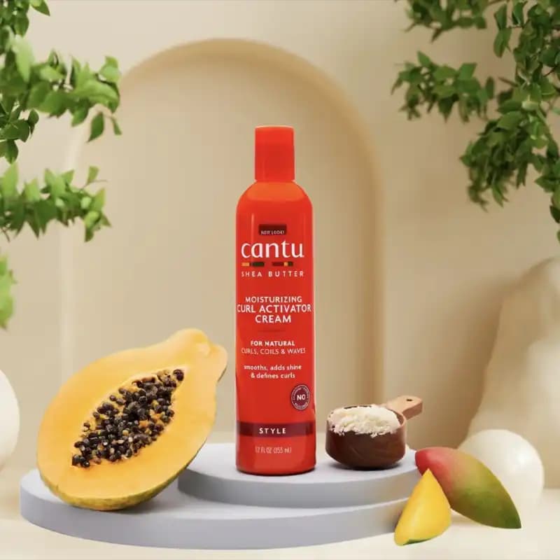 کرم موی فعال کننده فر کنتو Cantu مدل Curl Activator اصل؛ آبرسان و حجم دهنده — تصویر ۳