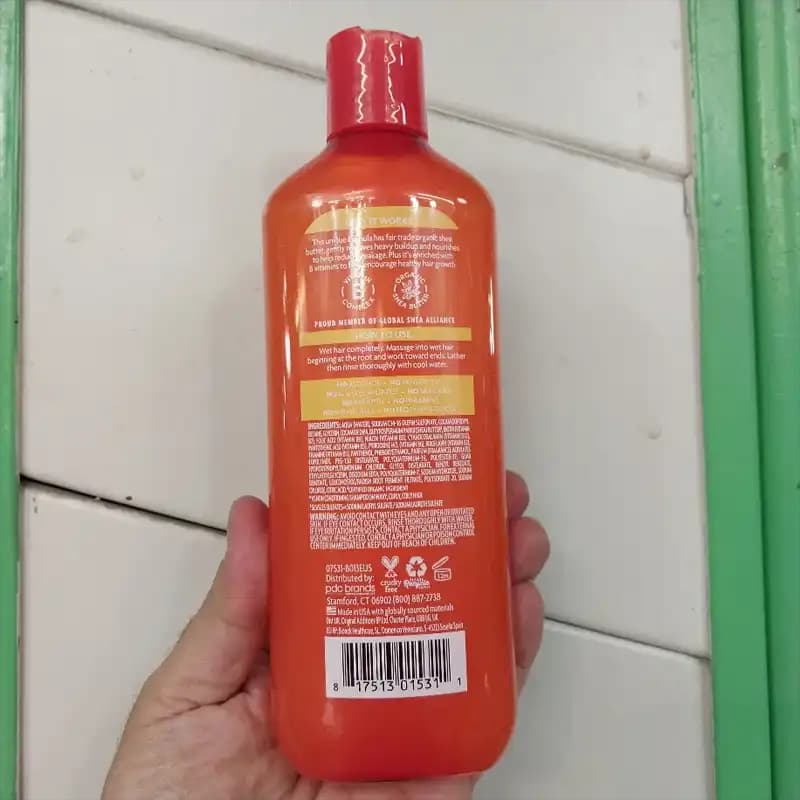 شامپو بدون سولفات کنتو مدل شی باتر مخصوص موهای فر (Cantu) اصل — تصویر ۴