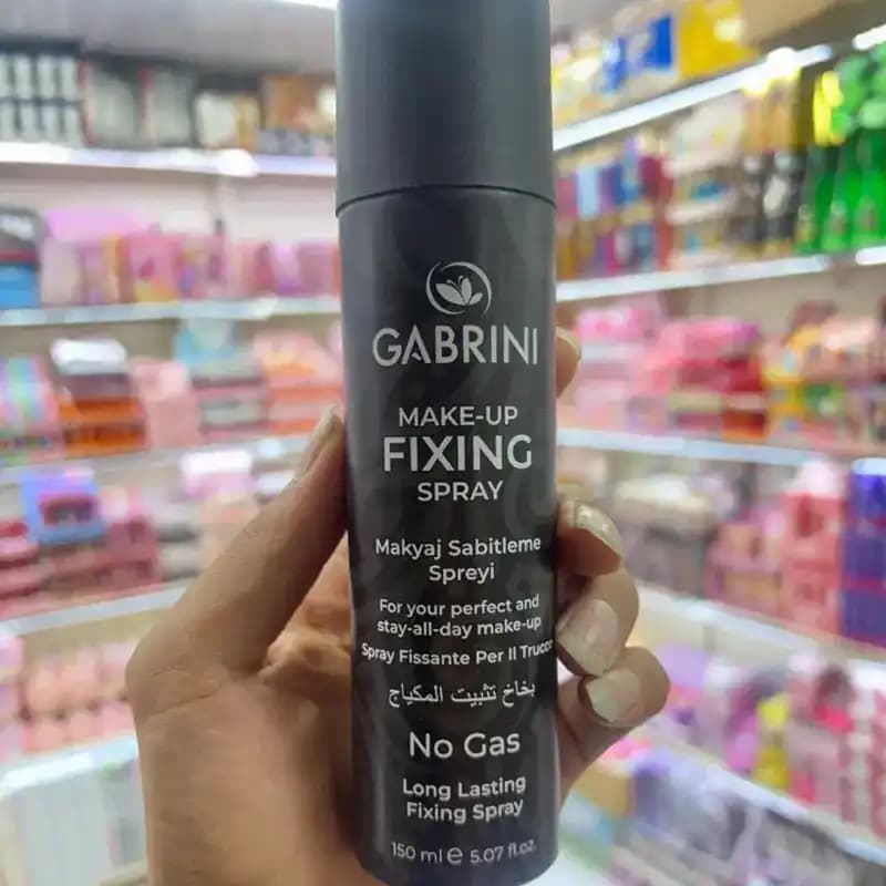 اسپری فیکس گابرینی (Gabrini) مدل No Gas | تثبیت کننده قوی و طولانی مدت آرایش — تصویر ۵