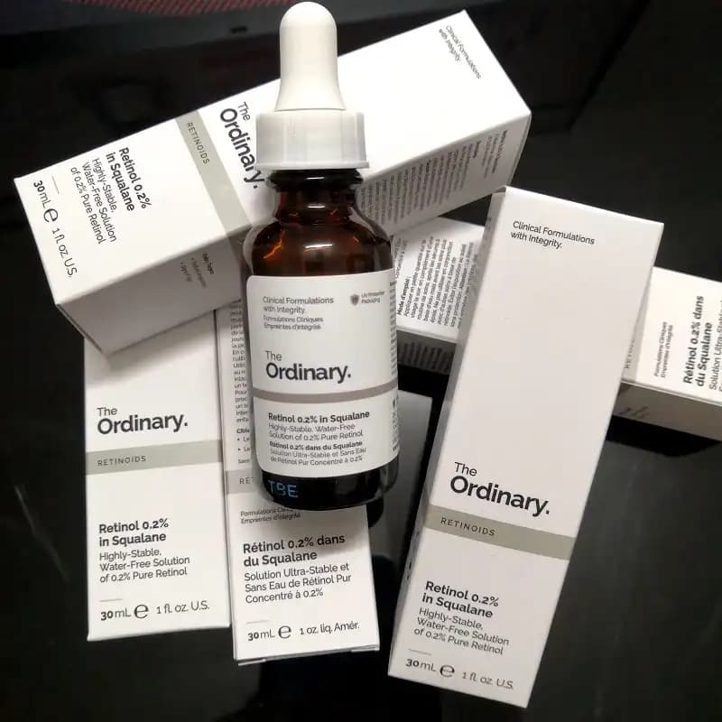 سرم رتینول 0.2% اوردینری (اصل) The Ordinary ؛ پایه روغن اسکوالان – ضد چروک و جوانساز پوست — تصویر ۵