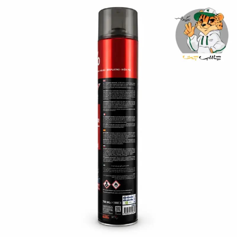 اسپری براق‌کننده و احیاکننده لاستیک و سپر و قطعات پلاستیکی دیورتکس Aero Tire & Bumper Shine Divortex — تصویر ۴